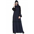 Dual colored abaya- Blue-Black Dual colored abaya- Blue-Black